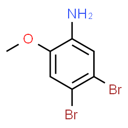 ChemSpider 2D Image | 4,5-Dibromo-2-methoxyaniline | C7H7Br2NO