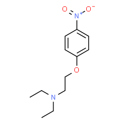 ChemSpider 2D Image | diethyl(2-(4-nitrophenoxy)ethyl)amine | C12H18N2O3