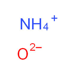 ChemSpider 2D Image | ammonium oxygen(-2) anion | H4NO