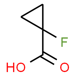 ChemSpider 2D Image | 1-Fluorocyclopropanecarboxylic acid | C4H5FO2