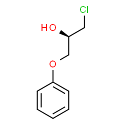 ChemSpider 2D Image | (2R)-1-Chloro-3-phenoxy-2-propanol | C9H11ClO2