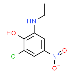 ChemSpider 2D Image | 2-chloro-6-ethylamino-4-nitrophenol | C8H9ClN2O3