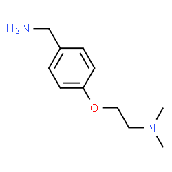 ChemSpider 2D Image | 4-(2-DIMETHYLAMINO)-ETHOXYBENZYLAMINE | C11H18N2O