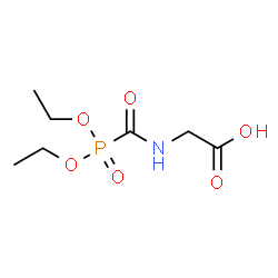 ChemSpider 2D Image | N-[(Diethoxyphosphoryl)carbonyl]glycine | C7H14NO6P