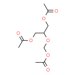 ChemSpider 2D Image | 2-(Acetoxymethoxy)-1,3-propanediyl diacetate | C10H16O7