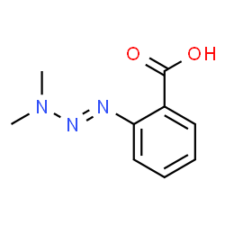 ChemSpider 2D Image | 2-[(1E)-3,3-Dimethyl-1-triazenyl]benzoic acid | C9H11N3O2