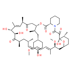 ChemSpider 2D Image | (1R,9S,12S,15R,16E,18R,19R,21R,23S,24Z,26E,28E,30S,32S,35R)-1,18,19-Trihydroxy-12-{(2R)-1-[(1S,3R,4R)-4-hydroxy-3-methoxycyclohexyl]-2-propanyl}-30-methoxy-15,17,21,23,29,35-hexamethyl-11,36-dioxa-4-a
zatricyclo[30.3.1.0~4,9~]hexatriaconta-16,24,26,28-tetraene-2,3,10,14,20-pentone | C50H77NO13