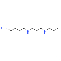 ChemSpider 2D Image | N-[3-(Propylamino)propyl]-1,4-butanediamine | C10H25N3