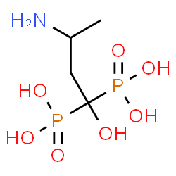 ChemSpider 2D Image | (3-Amino-1-hydroxy-1,1-butanediyl)bis(phosphonic acid) | C4H13NO7P2