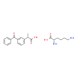 ChemSpider 2D Image | ketoprofen lysine | C22H28N2O5