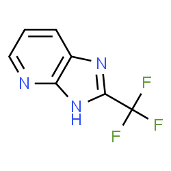 ChemSpider 2D Image | 2-Trifluoromethyl-3H-imidazo[4,5-b]pyridine | C7H4F3N3