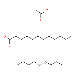 ChemSpider 2D Image | dibutyltin; dodecanoate; acetate | C22H44O4Sn