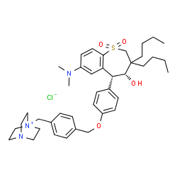 ChemSpider 2D Image | maralixibat chloride | C40H56ClN3O4S