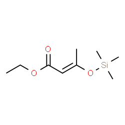 ChemSpider 2D Image | ethyl (E)-3-trimethylsilyloxybut-2-enoate | C9H18O3Si