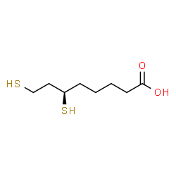 ChemSpider 2D Image | (R)-dihydrolipoic acid | C8H16O2S2