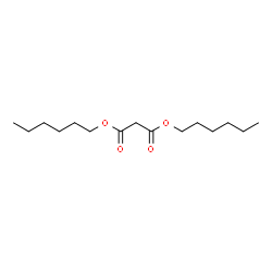 ChemSpider 2D Image | Dihexyl malonate | C15H28O4