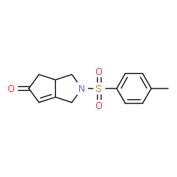 ChemSpider 2D Image | 2-Tosyl-2,3,3a,4-tetrahydrocyclopenta[c]pyrrol-5(1H)-one | C14H15NO3S
