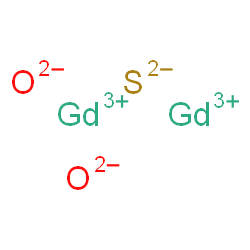ChemSpider 2D Image | gadolinium(+3) cation; oxygen(-2) anion; sulfide | Gd2O2S