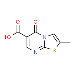 ChemSpider 2D Image | 2-Methyl-5-oxo-5H-thiazolo[3,2-a]pyrimidine-6-carboxylic acid | C8H6N2O3S