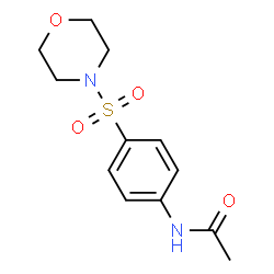 ChemSpider 2D Image | N-(4-(Morpholinosulfonyl)phenyl)acetamide | C12H16N2O4S