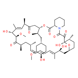 ChemSpider 2D Image | (1R,9S,12S,15R,16E,18R,19R,21R,23S,24Z,26E,28E,30S,32S,35R)-1,18,30-Trihydroxy-12-{(2R)-1-[(1S,3R,4R)-4-hydroxy-3-methoxycyclohexyl]-2-propanyl}-19-methoxy-15,17,21,23,29,35-hexamethyl-11,36-dioxa-4-a
zatricyclo[30.3.1.0~4,9~]hexatriaconta-16,24,26,28-tetraene-2,3,10,14,20-pentone | C50H77NO13