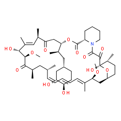 ChemSpider 2D Image | (1R,9S,12S,15R,16E,18R,19R,21R,23S,24Z,26E,28E,30S,32S,35R)-12-{(2R)-1-[(1S,3R,4R)-3,4-Dihydroxycyclohexyl]-2-propanyl}-1,18-dihydroxy-19,30-dimethoxy-15,17,21,23,29,35-hexamethyl-11,36-dioxa-4-azatri
cyclo[30.3.1.0~4,9~]hexatriaconta-16,24,26,28-tetraene-2,3,10,14,20-pentone | C50H77NO13