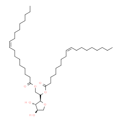ChemSpider 2D Image | 1,4-Anhydro-5,6-di-O--(9Z)-9-octadecenoyl-D-altritol | C42H76O7