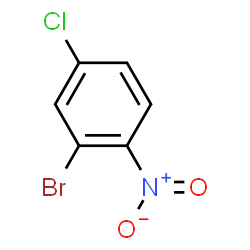 ChemSpider 2D Image | 2-Bromo-4-chloro-1-nitrobenzene | C6H3BrClNO2