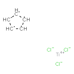 ChemSpider 2D Image | 1,2,3,4,5-Cyclopentanepentayl, chloride, titanium(4+) salt (1:3:1) | C5H5Cl3Ti