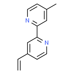 ChemSpider 2D Image | 4-Methyl-4'-vinyl-2,2'-bipyridine | C13H12N2