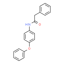 ChemSpider 2D Image | N-(4-Phenoxyphenyl)-2-phenylacetamide | C20H17NO2