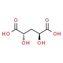 ChemSpider 2D Image | 3-Deoxy-D-threo-pentaric acid | C5H8O6