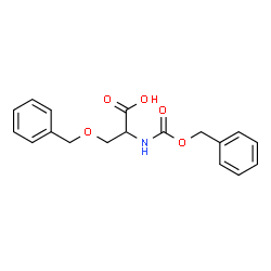 ChemSpider 2D Image | O-Benzyl-N-[(benzyloxy)carbonyl]serine | C18H19NO5