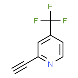 ChemSpider 2D Image | 2-Ethynyl-4-(trifluoromethyl)pyridine | C8H4F3N
