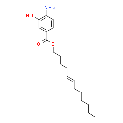 ChemSpider 2D Image | (5E)-5-Dodecen-1-yl 4-amino-3-hydroxybenzoate | C19H29NO3