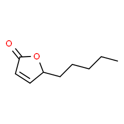 ChemSpider 2D Image | 5-Pentyl-2(5H)-furanone | C9H14O2