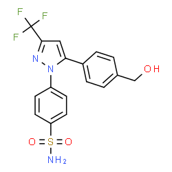 ChemSpider 2D Image | 4'-HYDROXYCELECOXIB | C17H14F3N3O3S