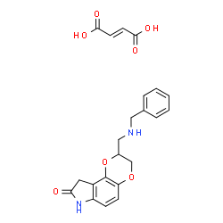 ChemSpider 2D Image | Aplindore fumarate | C22H22N2O7