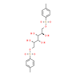 ChemSpider 2D Image | 1,6-Bis-O-[(4-methylphenyl)sulfonyl]-D-glucitol | C20H26O10S2