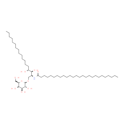 ChemSpider 2D Image | N-[(2S,3S,4R)-1-(beta-D-Galactopyranosyloxy)-3,4-dihydroxy-2-octadecanyl]hexacosanamide | C50H99NO9