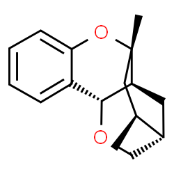 ChemSpider 2D Image | (1S,9S,11S,12S,14S)-9,11-Dimethyl-8,15-dioxatetracyclo[10.2.2.0~2,7~.0~9,14~]hexadeca-2,4,6-triene | C16H20O2