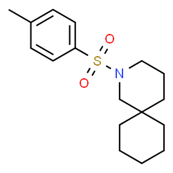 ChemSpider 2D Image | 2-[(4-Methylphenyl)sulfonyl]-2-azaspiro[5.5]undecane | C17H25NO2S