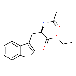 ChemSpider 2D Image | Ethyl N-acetyl-D-tryptophanate | C15H18N2O3