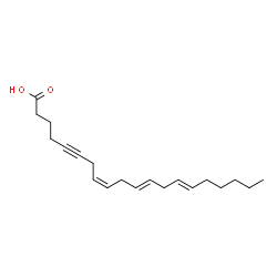 ChemSpider 2D Image | (8Z,11E,14E)-8,11,14-Icosatrien-5-ynoic acid | C20H30O2