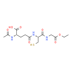 ChemSpider 2D Image | Ethyl N-acetyl-L-gamma-glutamyl-L-cysteinylglycinate | C14H23N3O7S
