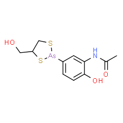 ChemSpider 2D Image | arsthinol | C11H14AsNO3S2