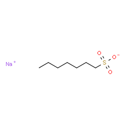 ChemSpider 2D Image | Sodium 1-heptanesulfonate | C7H15NaO3S