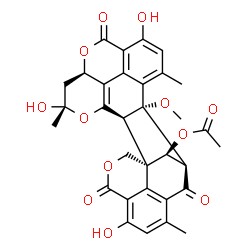 ChemSpider 2D Image | verruculosin A | C32H28O12