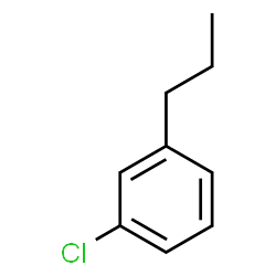 ChemSpider 2D Image | m-Chloropropylbenzene | C9H11Cl