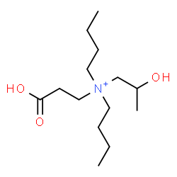 ChemSpider 2D Image | N-Butyl-N-(2-carboxyethyl)-N-(2-hydroxypropyl)-1-butanaminium | C14H30NO3